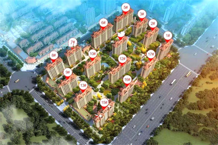 恒大绿洲二期3室2厅2卫1阳台精装